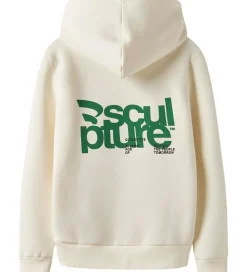 LMTD Hættetrøje - NlnHulp - Antique White/Jolly Green/Sort