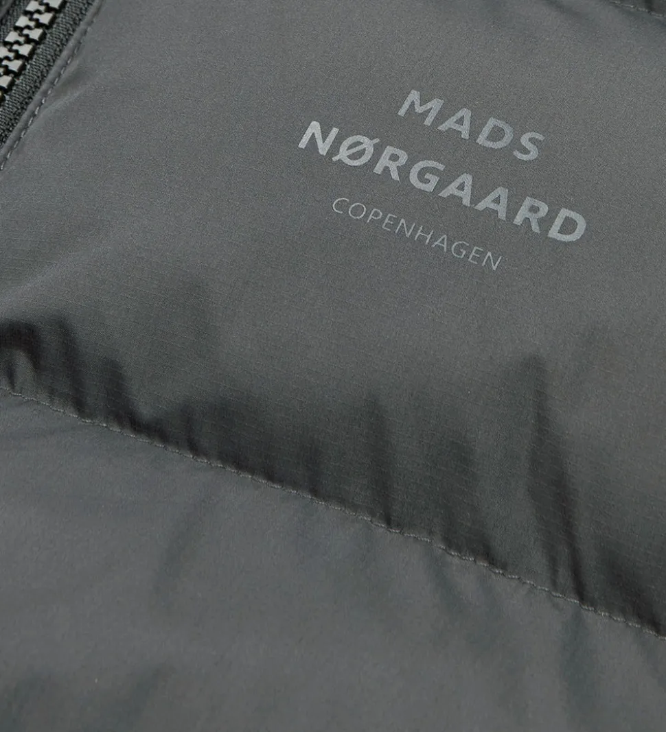 Mads Nørgaard Dynejakke - Light Ripstop Junino - Asphalt