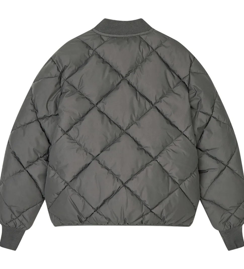 Mads Nørgaard Termojakke - Quiltet - Light Ripstop Harris - Asph