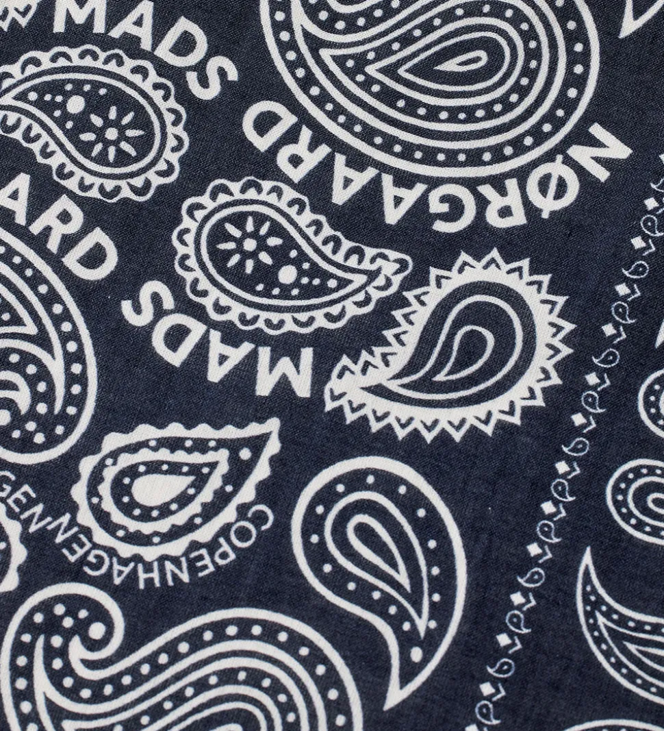 Mads Nørgaard Tørklæde - 55x55 cm - Paisley - Parisian Night