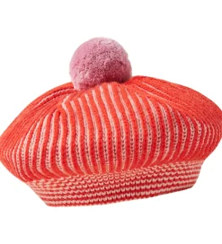 MarMar Baret - Strik - Uld/Bomuld - Alexo - Tomato Stripe