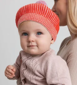MarMar Baret - Strik - Uld/Bomuld - Alexo - Tomato Stripe