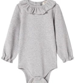 MarMar Body l/æ - Rib/Modal - Brandine - Light Grey Melange