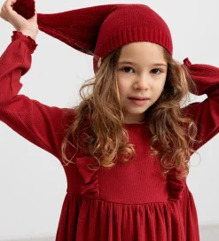 MarMar Kjole - Modal/Rib - Dikte - Hisbiscus Red