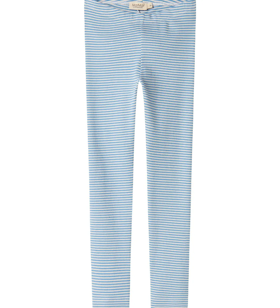 MarMar Leggings - Rib - Modal - Blue Stripe