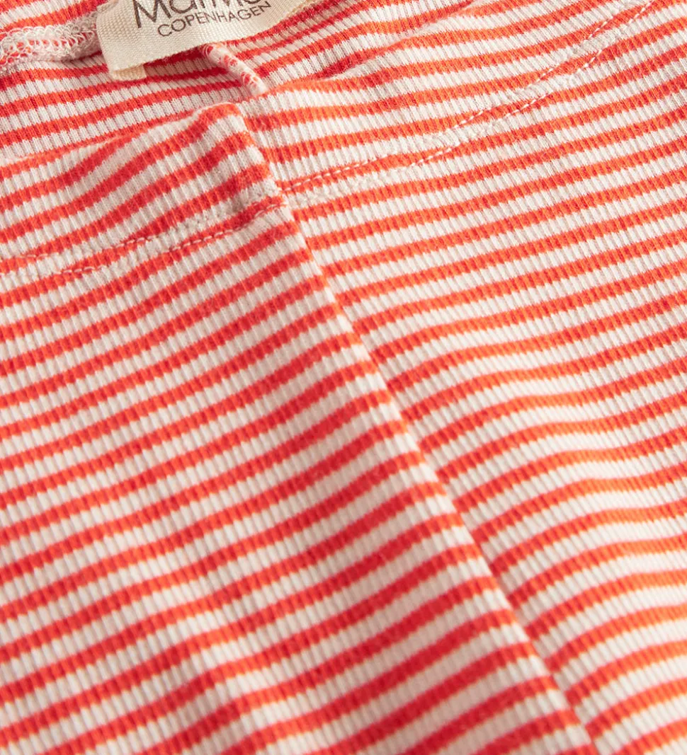 MarMar Leggings - Rib - Modal - Red Stripe