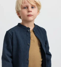 MarMar Skjorte - Torben - Dark Blue Stripe