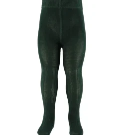MarMar Strømpebukser - Cable - Dark Leaf
