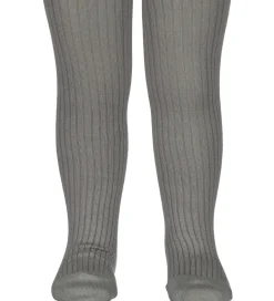 MarMar Strømpebukser - Rib - Grey Melange