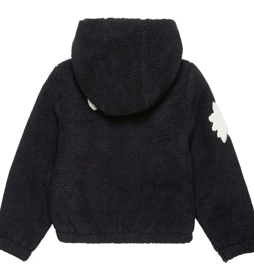 Marni Fleecejakke - Sort m. Hvid