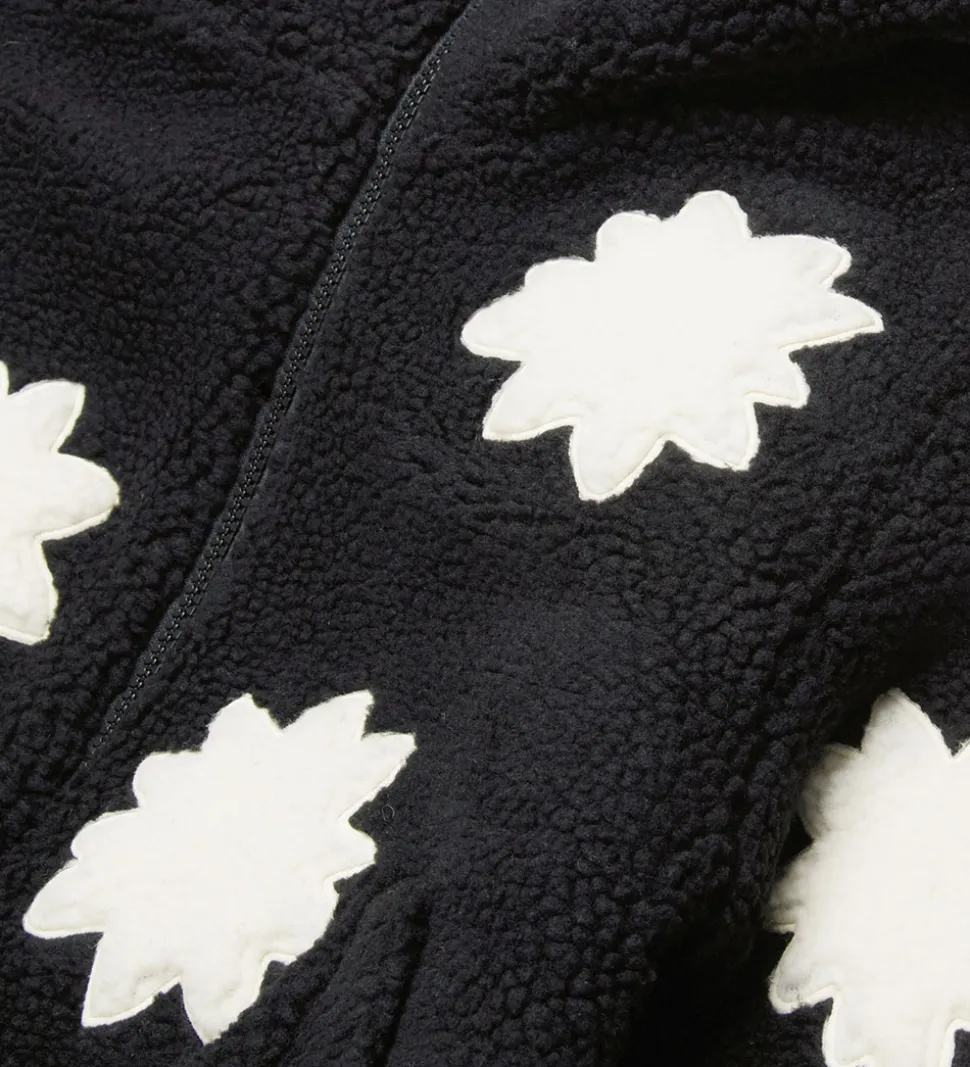 Marni Fleecejakke - Sort m. Hvid