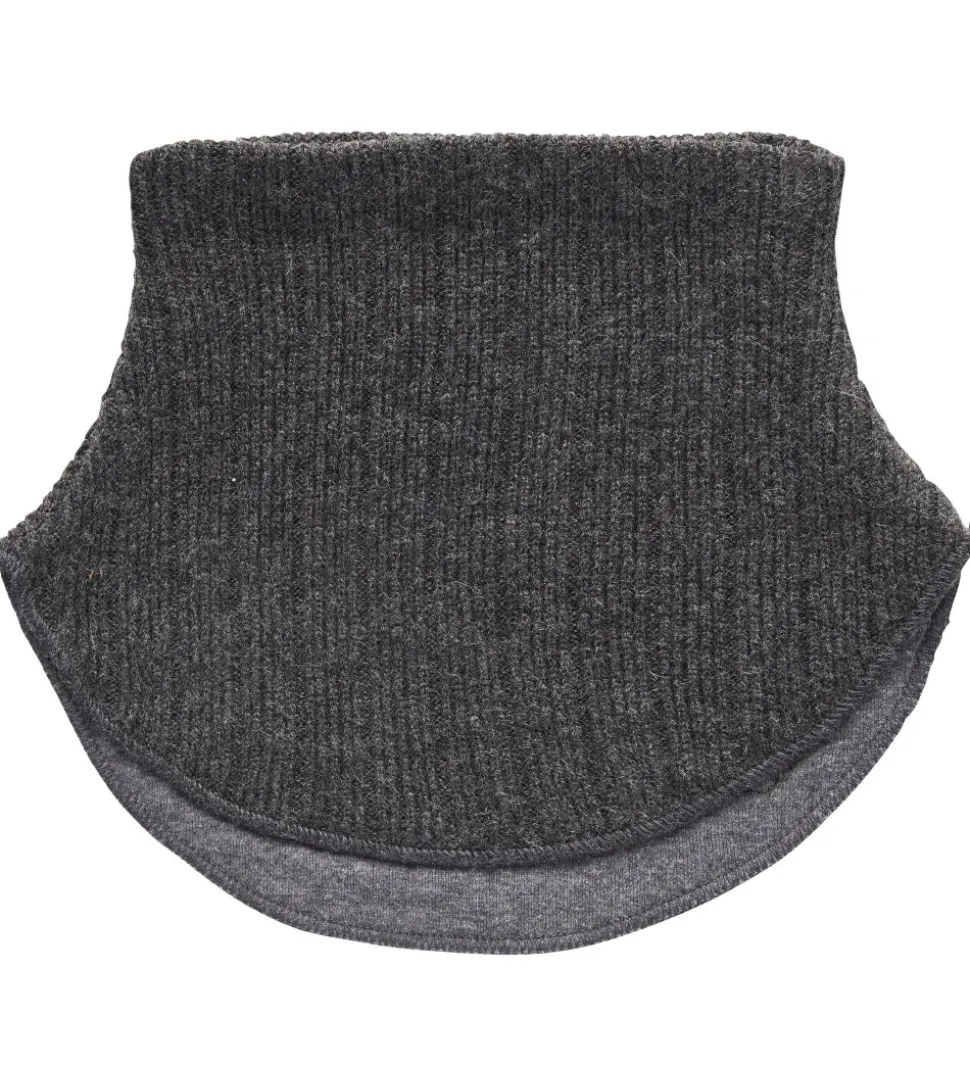 Melton Halsedisse - Uld/Bomuld - 2-lags - Gråmeleret