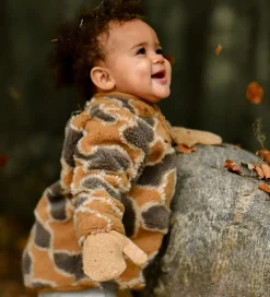 Mikk-Line Fleecejakke - Burlwood m. Camouflage