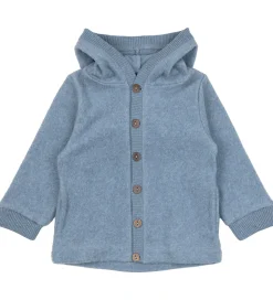 Mikk-Line Fleecetrøje - Faded Denim Melange