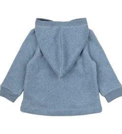 Mikk-Line Fleecetrøje - Faded Denim Melange