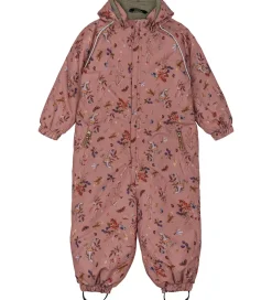 Mikk-Line Flyverdragt - Floral - Burlwood m. Print