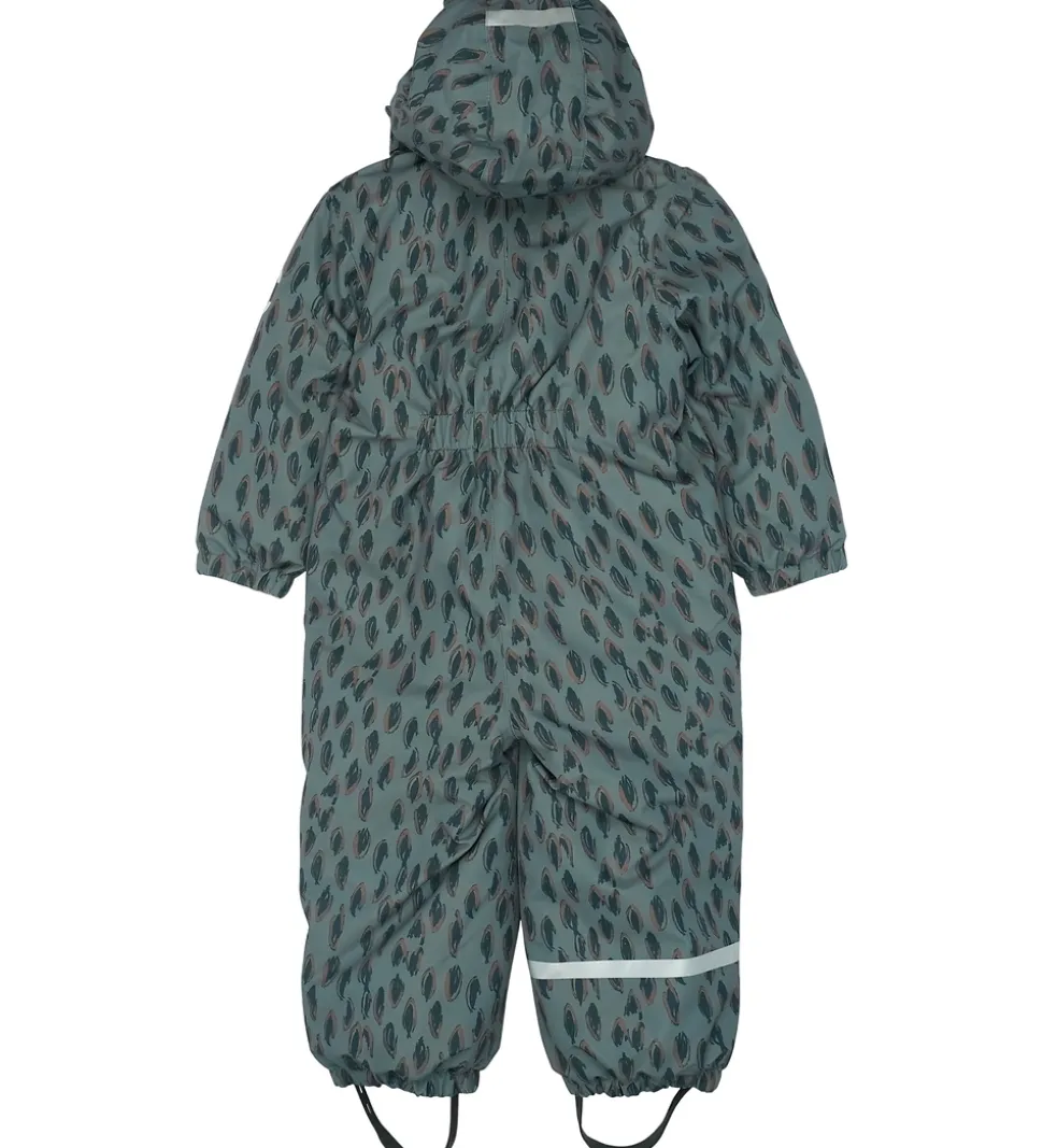 Mikk-Line Flyverdragt - Recycled - Balsam Green m. Print