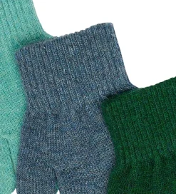 Mikk-Line Handsker - Uld/Polyamid - 3-pak - Darkest Sprouse-Fad