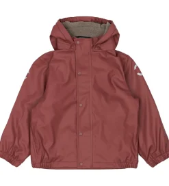Mikk-Line Regntøj m. Fleece/Seler - PU - Recycled - Apple Butter