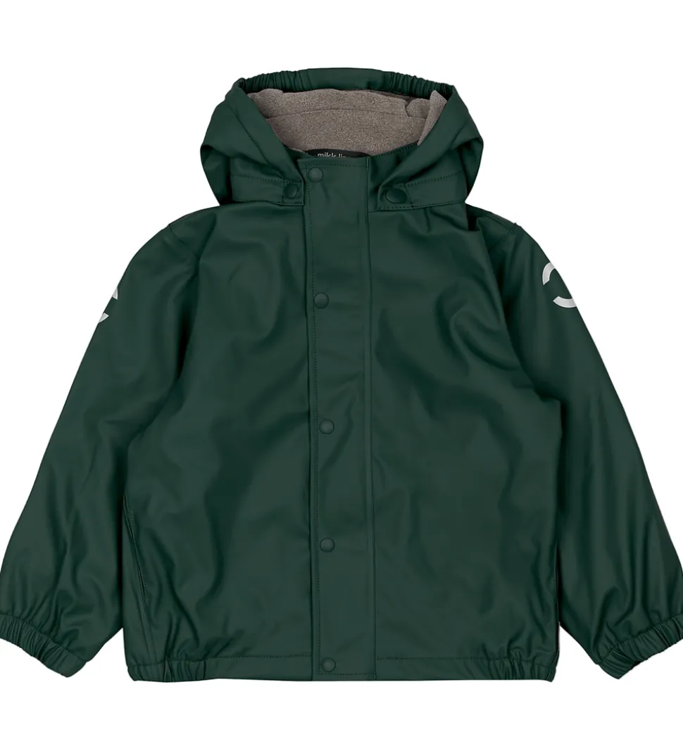 Mikk-Line Regntøj m. Fleece/Seler - PU - Recycled - Darkest Spro