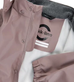 Mikk-Line Regntøj m. Seler - PU - Recycled - Adobe Rose