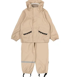 Mikk-Line Regntøj m. Seler - PU - Animal - Doeskin