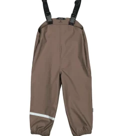 Mikk-Line Regntøj m. Seler - PU - Chocolate Chip