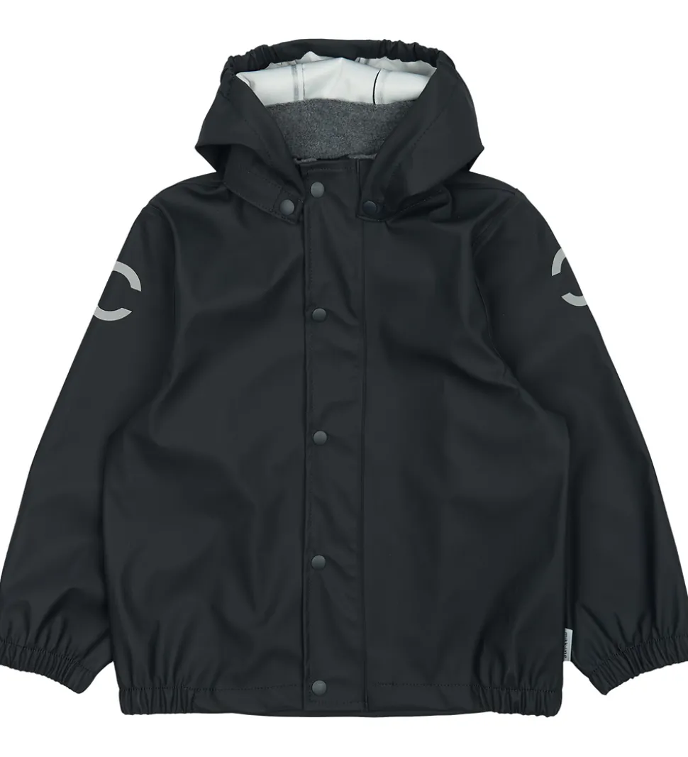 Mikk-Line Regntøj m. Seler - PU - Dark Navy