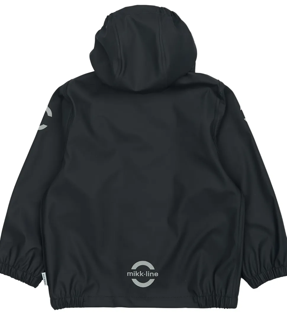 Mikk-Line Regntøj m. Seler - PU - Dark Navy