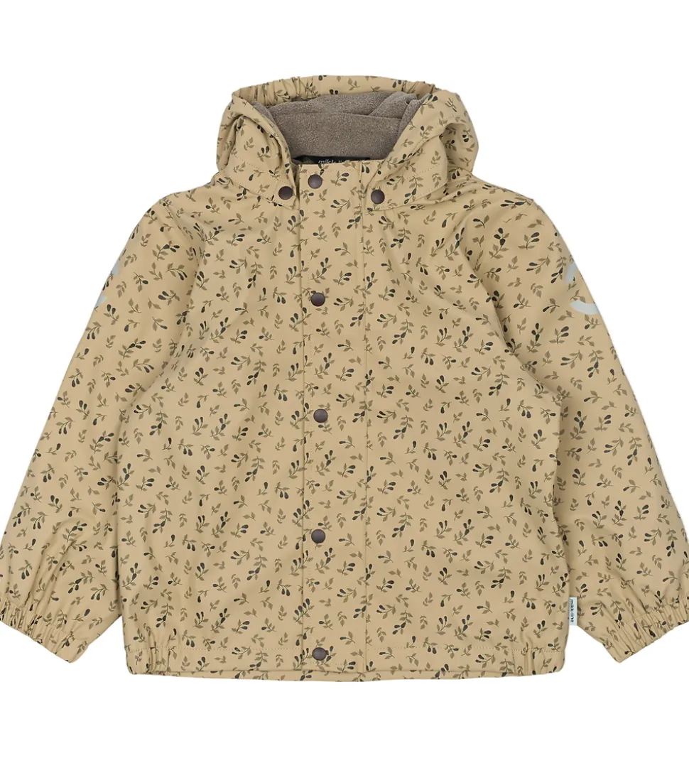Mikk-Line Regntøj m. Seler/Fleece - PU - Cornstalk