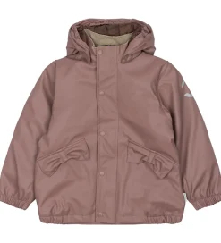 Mikk-Line Regntøj m. Termo/Seler - PU - Twilight Mauve m. Kanin