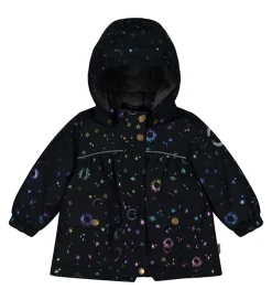 Mikk-Line Vinterjakke - Recycled - Dark Navy m. Print