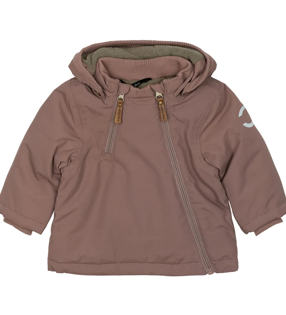 Mikk-Line Vinterjakke - Solid - Twilight Mauve