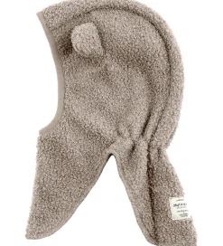 Mini A Ture Elefanthue - 1-lags - Teddyfleece - MatJeffi - Grey