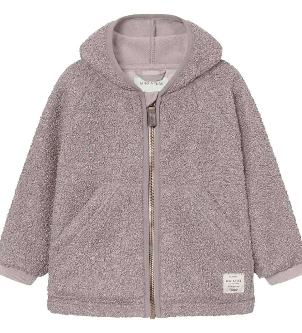 Mini A Ture Fleecejakke - MatLiff - Zinc Purple