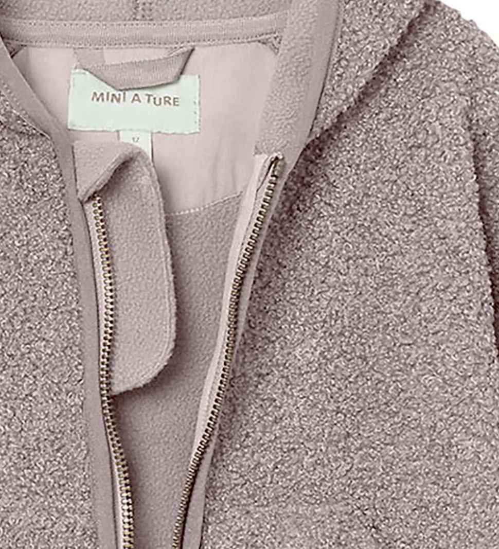 Mini A Ture Fleecejakke - MatLiff - Zinc Purple