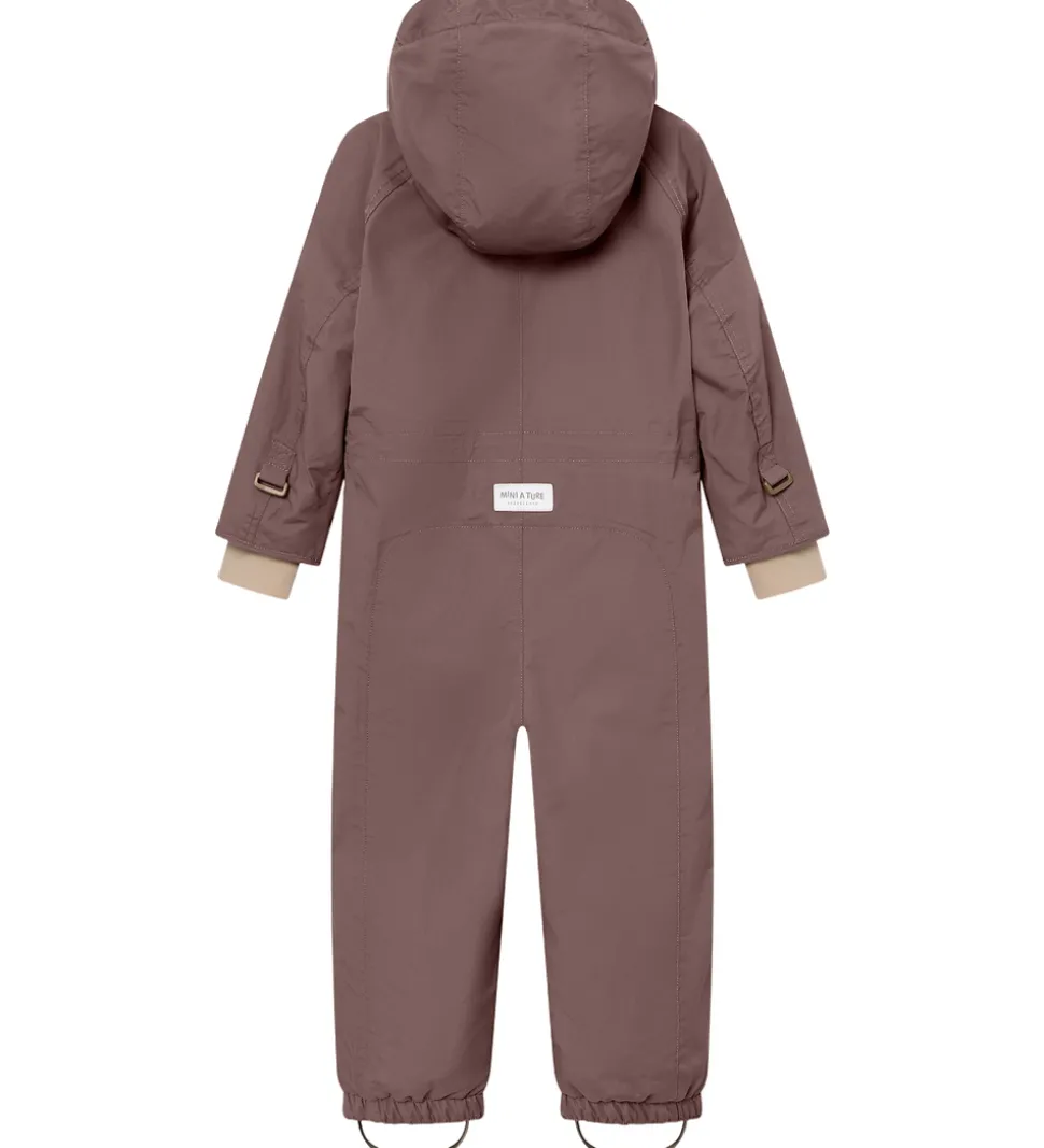 Mini A Ture Flyverdragt - MatWanni Fleece - Peppercorn Plum