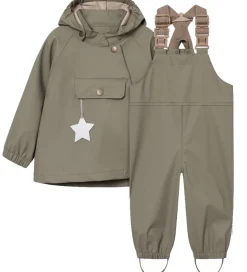 Mini A Ture Regntøj m. Seler - PU - MatWainis - Vert