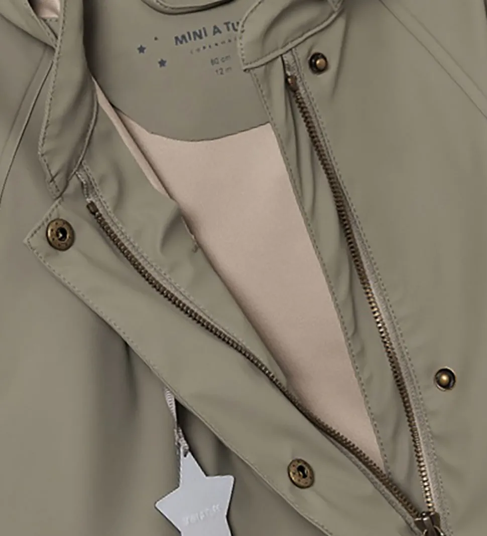 Mini A Ture Regntøj m. Seler - PU - MatWainis - Vert