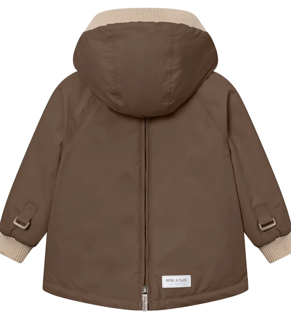 Mini A Ture Vinterjakke - MatBaby Wen Fleece Anorak - Chestnut B