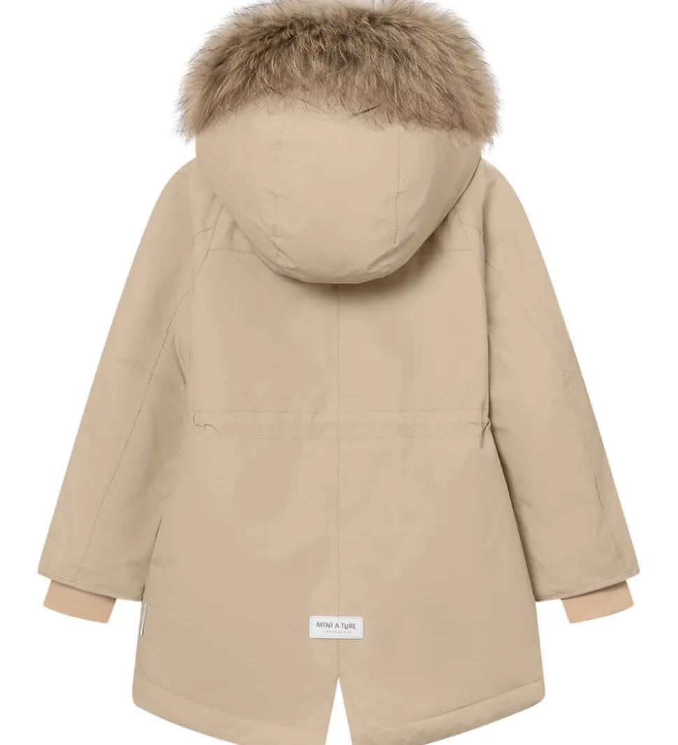 Mini A Ture Vinterjakke - MatVikania Fleece/Fur - Savannah Tan