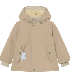 Mini A Ture Vinterjakke - Matwally Fleece - Savannah Tan