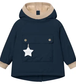 Mini A Ture Vinterjakke - MatBaby Wen Fleece Anorak - Outer Spac