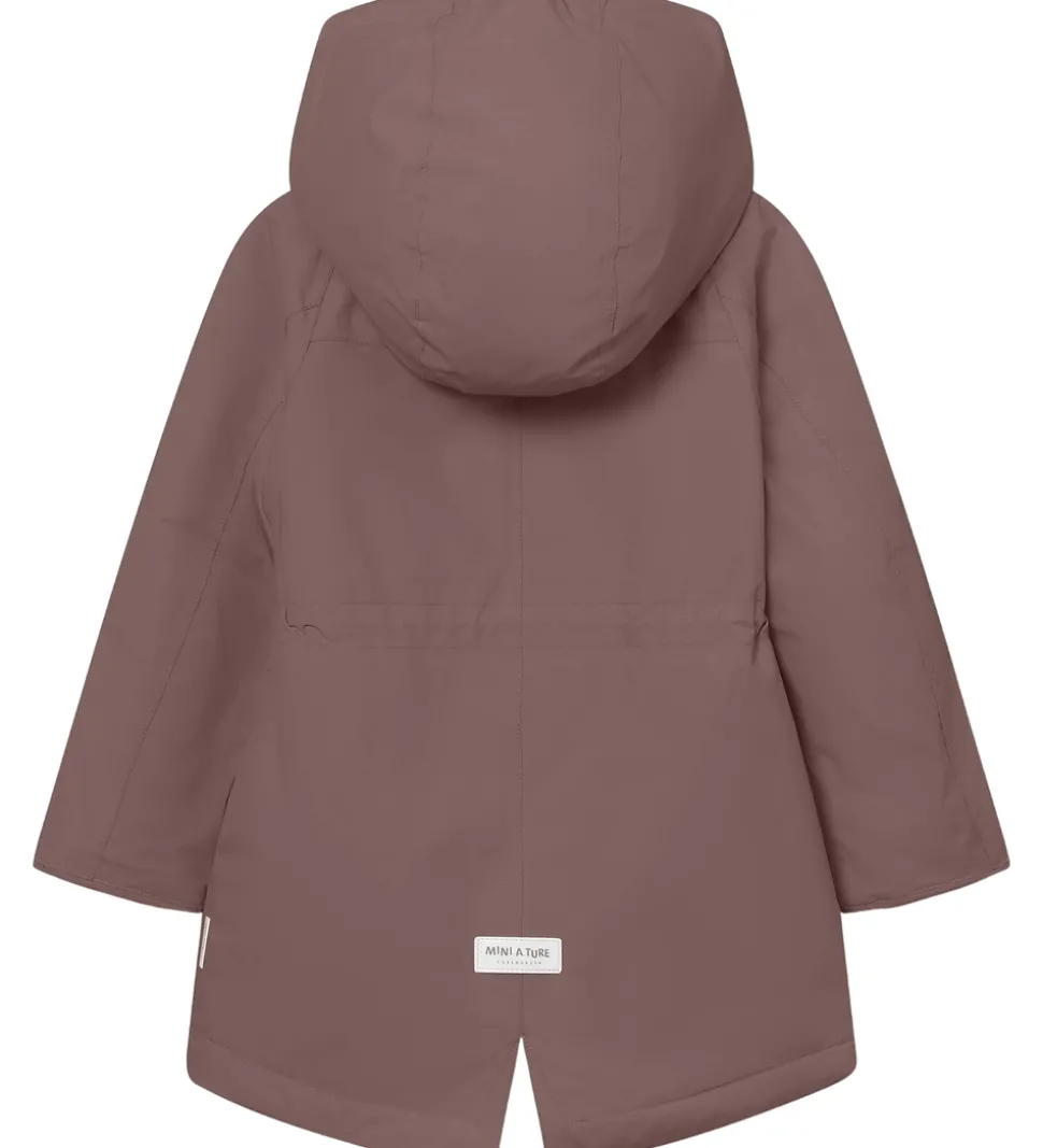 Mini A Ture Vinterjakke - MatVikania Fleece - Peppercorn Plum