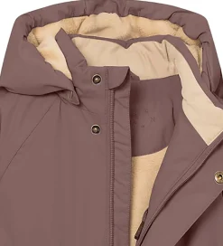 Mini A Ture Vinterjakke - MatVikania Fleece - Peppercorn Plum