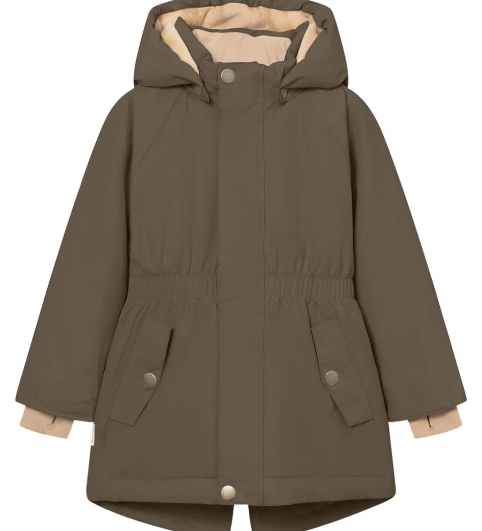 Mini A Ture Vinterjakke - MatVikania Fleece - Tarmac Green