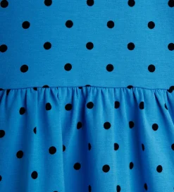 Mini Rodini Kjole - Polka Dots - Blå