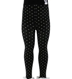 Mini Rodini Leggings - Polka Dot Lace - Sort