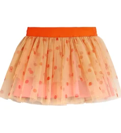 Mini Rodini Nederdel - Tyl - Pink m. Prikker