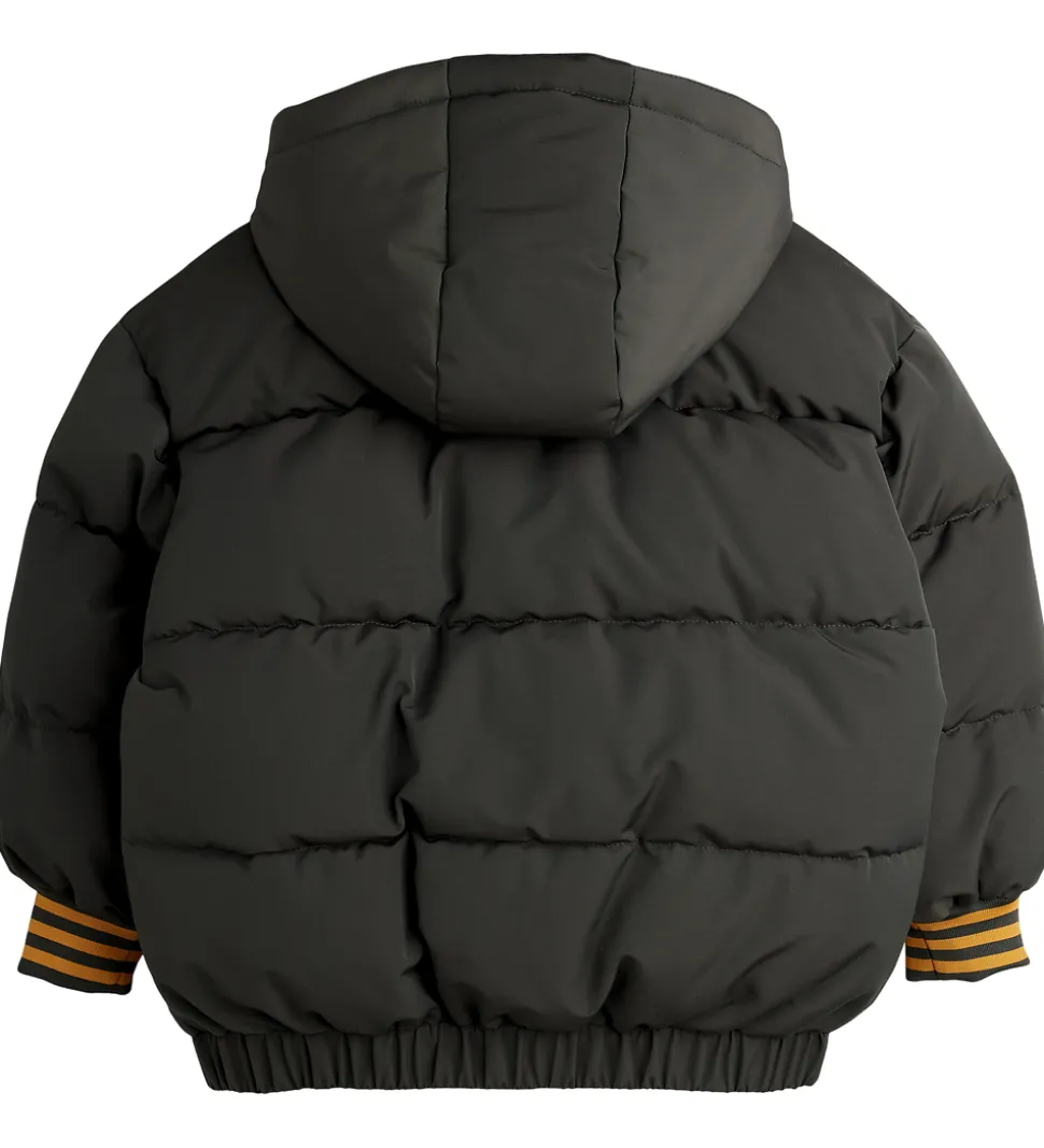 Mini Rodini Vinterjakke - Ritzratz Patch Puffer - Sort